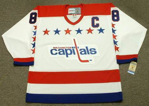 Alexander Ovechkin Jersey - Washington Capitals 2014 Home Throwback NHL  Hockey Jersey