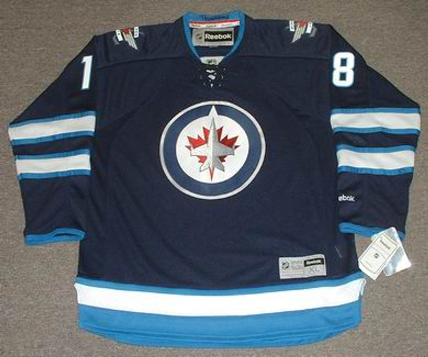 Any Name Number Winnipeg Jets Retro Custom Hockey Jersey Selanne Blue