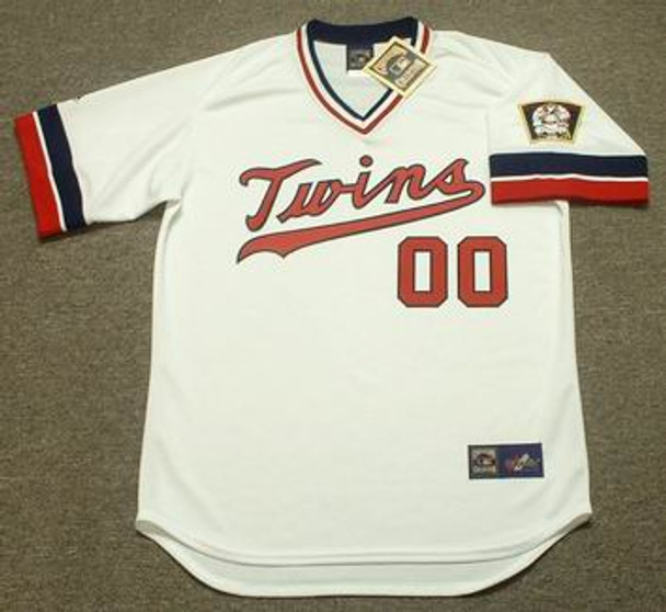 Custom Twins V Neck Baseball Jerseys, Vintage 80's Blue