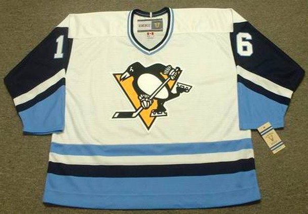 Pittsburgh Penguins Vintage 1977 White Replica Jersey - CCM