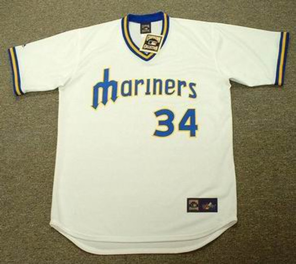 Custom Seattle Mariners Baseball Jersey | White