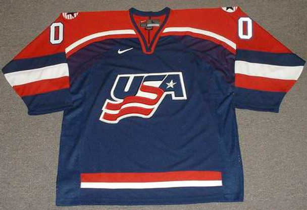 USA 2002 Nike Olympic Throwback Hockey Jersey Customized Any Name &  Numbers - Custom Throwback Jerseys