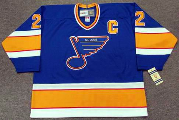 Vintage 90s CCM Saint St. Louis Blues NHL Blue Hockey Jersey Satin