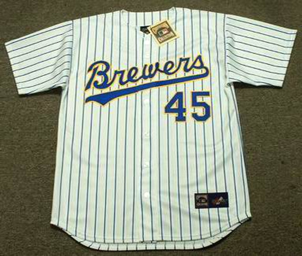 Milwaukee Brewers Jersey, worn by Hank Aaron