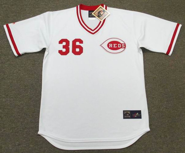 Clay Carroll Jersey - 1975 Cincinnati Reds Cooperstown Throwback Baseball  Jersey