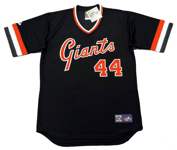 MAJESTIC  WILLIE McCOVEY San Francisco Giants 1978 Cooperstown Baseball  Jersey