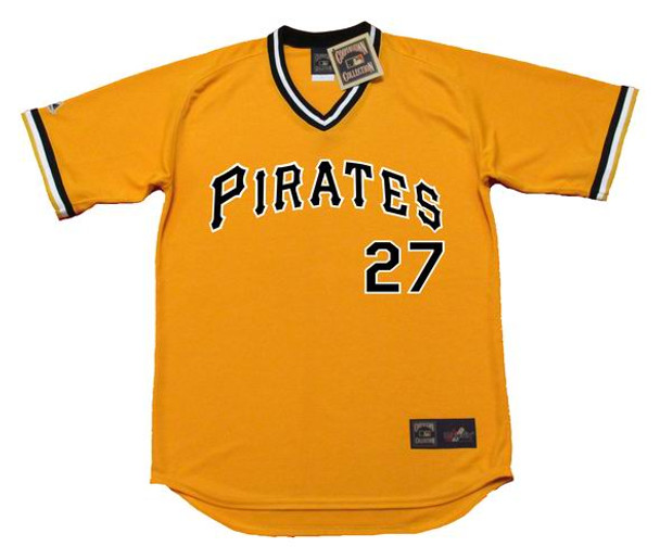 KENT TEKULVE Pittsburgh Pirates 1979 Majestic Cooperstown Home Baseball Jersey