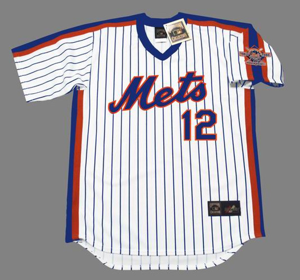 RON DARLING  New York Mets 1986 Home Majestic Throwback Baseball Jersey