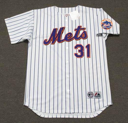 MAJESTIC MIKE PIAZZA New York Mets 2000 Throwback Baseball Jersey - Main Image