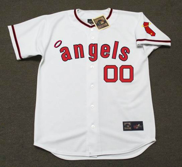 Custom 1970's California Angels Cooperstown Home MLB Throwback Jersey