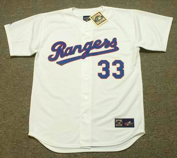 1998-99 Ivan Rodriguez Game Worn Texas Rangers Jersey - Heavy