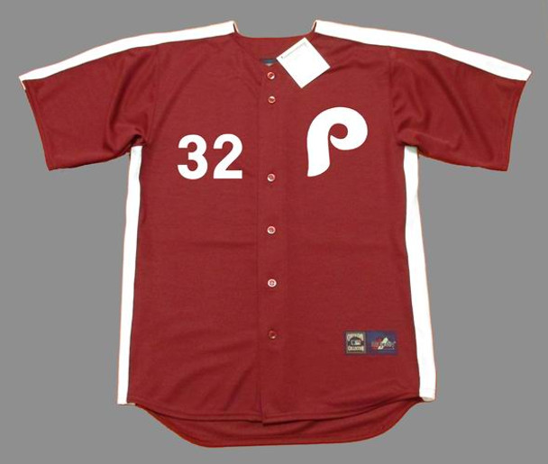 MAJESTIC  STEVE CARLTON Philadelphia Phillies 1979 Cooperstown Baseball  Jersey