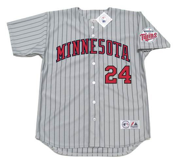 MAJESTIC  TOM BRUNANSKY Minnesota Twins 1991 Throwback Baseball Jersey