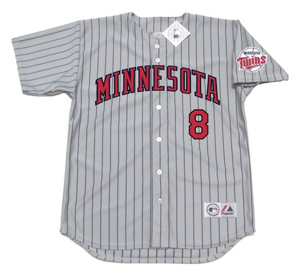 KIRBY PUCKETT Minnesota Twins 1984 Majestic Cooperstown Throwback Home  Jersey - Custom Throwback Jerseys