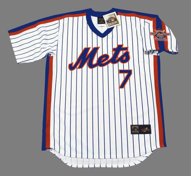 MAJESTIC  JOSE REYES New York Mets 1986 Cooperstown Baseball Jersey