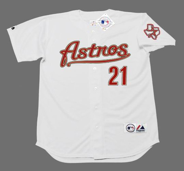 Majestic, Shirts, Classic Like New Houston Astros Hall Of Fame Pitcher Nolan  Ryan Throwback Jersey