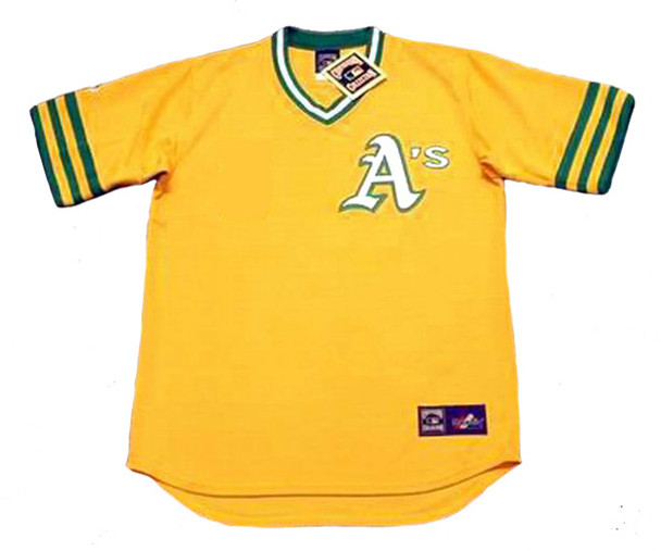 MAJESTIC  MIKE ANDREWS Oakland Athletics 1973 Throwback Away