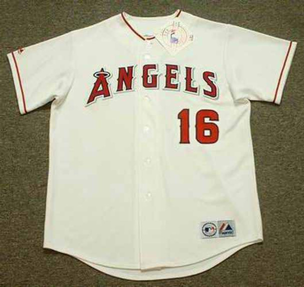 MAJESTIC  TIM SALMON California Angels 1996 Throwback Baseball Jersey