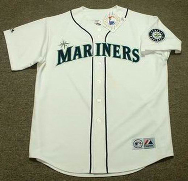 RICKEY HENDERSON  Seattle Mariners 2000 Home Majestic Throwback