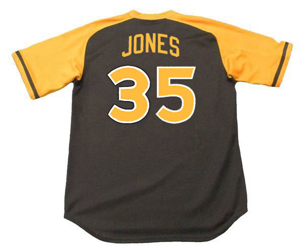 RANDY JONES  San Diego Padres 1979 Away Majestic Throwback