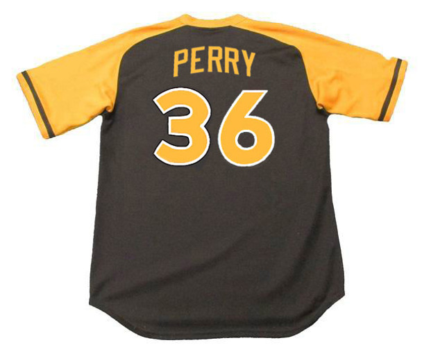 GAYLORD PERRY  San Diego Padres 1979 Away Majestic Throwback Baseball  Jersey