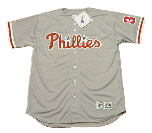 RYAN HOWARD Philadelphia Phillies 2008 Majestic Throwback Away Baseball  Jersey - Custom Throwback Jerseys