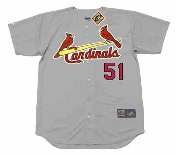 WILLIE MCGEE  St. Louis Cardinals 1996 Away Majestic Throwback