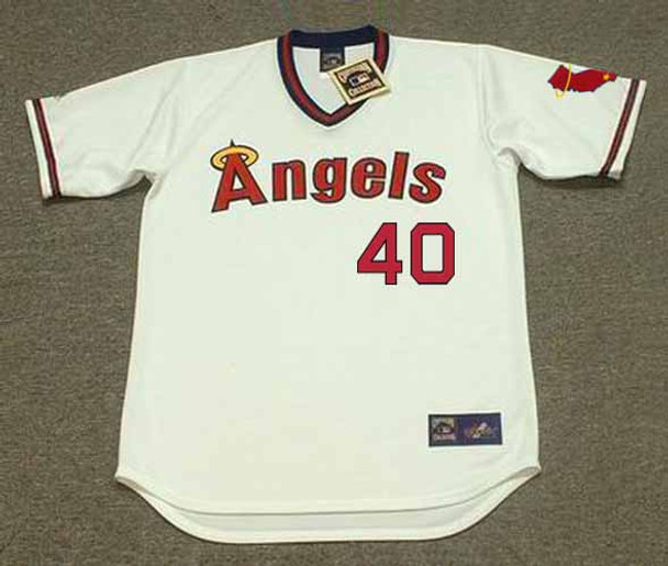 Frank Tanana Jersey - California Angels 1978 Throwback Home Baseball Jersey