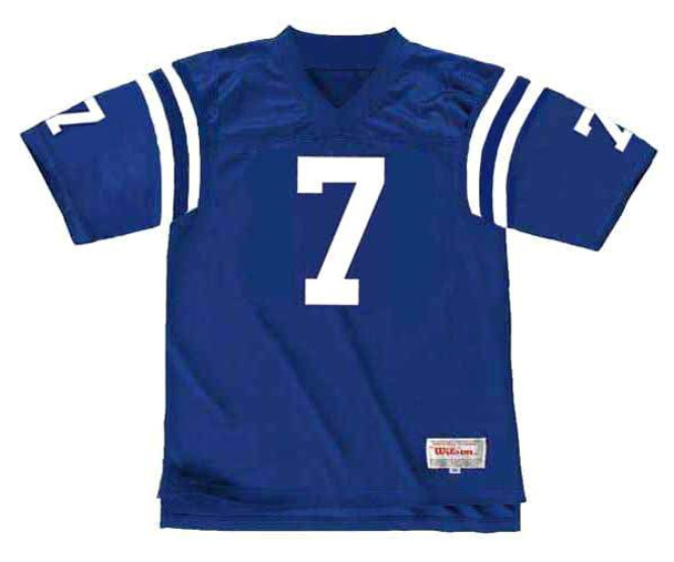 BERT JONES  Baltimore Colts 1976 Wilson Throwback NFL Football Jersey