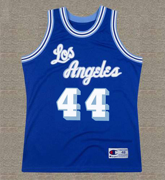 JERRY WEST  Los Angeles Lakers 1960's Throwback NBA Basketball Jersey