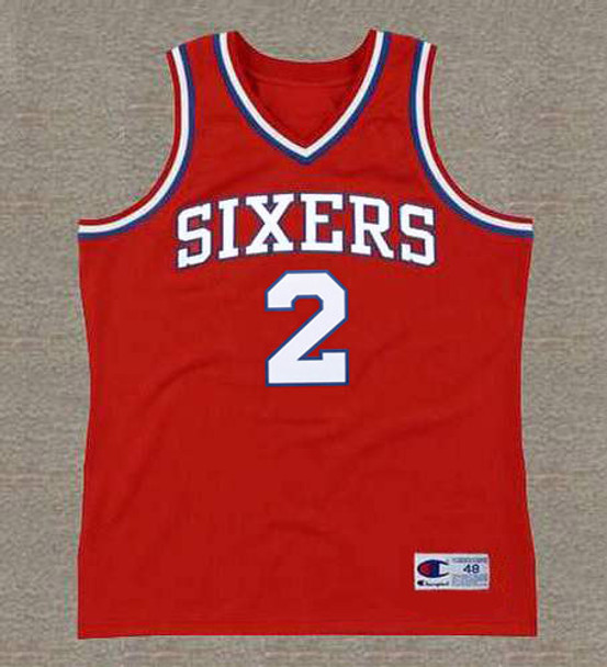 MOSES MALONE  Philadelphia 76ers 1983 Throwback NBA Basketball Jersey