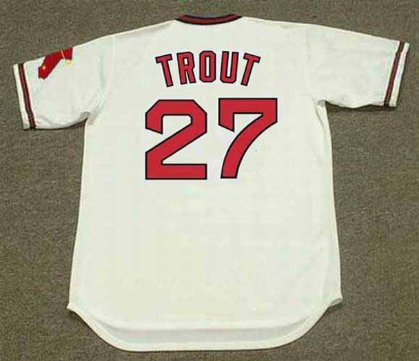 MAJESTIC  MIKE TROUT California Angels 1970's Cooperstown