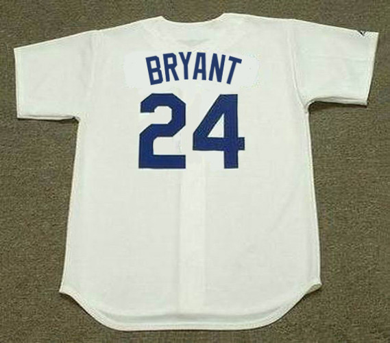 KOBE BRYANT Los Angeles Dodgers 1980's Home Throwback Baseball Jersey