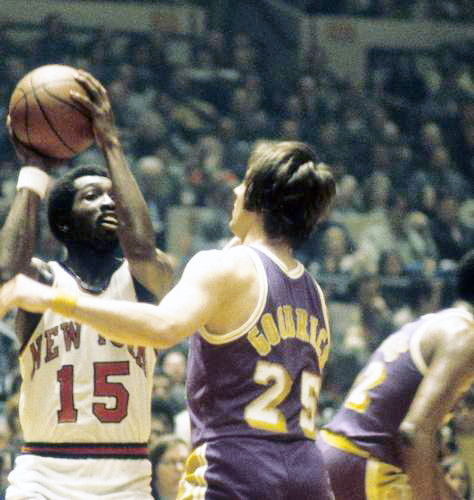 GAIL GOODRICH Los Angeles Lakers 1973 Away Throwback NBA Basketball