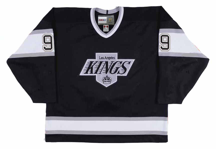 BERNIE NICHOLLS Los Angeles Kings 1989 CCM Vintage Throwback NHL Hockey  Jersey - Custom Throwback Jerseys