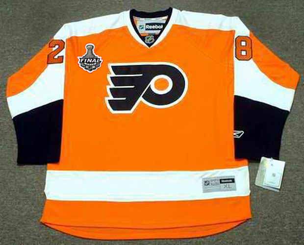 CLAUDE GIROUX PHILADELPHIA FLYERS 2010 STANLEY CUP REEBOK PREMIER JERSEY