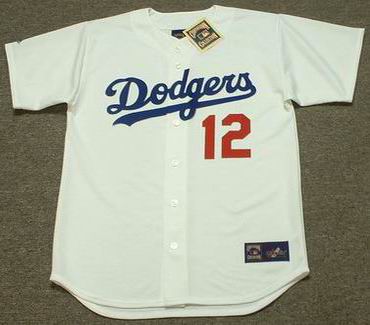 Rare Vintage Sand Knit MLB Los Angeles Dodgers Dusty Baker Baseball Jersey