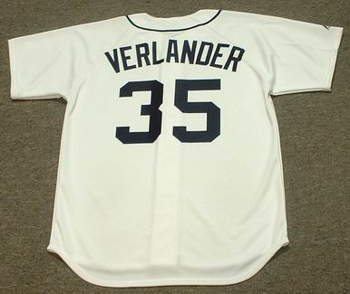 Justin Verlander Detroit Tigers men's Majestic Home White Flex Base Co