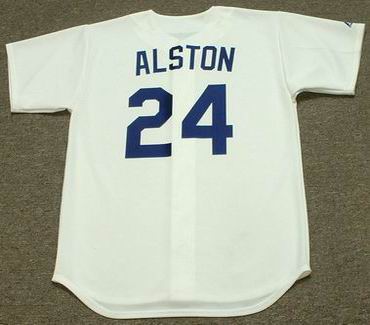 WALTER ALSTON Los Angeles Dodgers Majestic Cooperstown Throwback Home Jersey  - Custom Throwback Jerseys