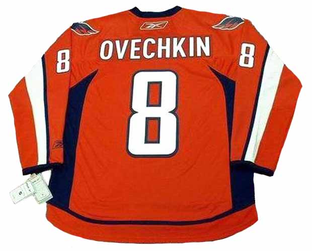 Alexander Ovechkin Jersey - Washington Capitals 2014 Home Throwback NHL  Hockey Jersey