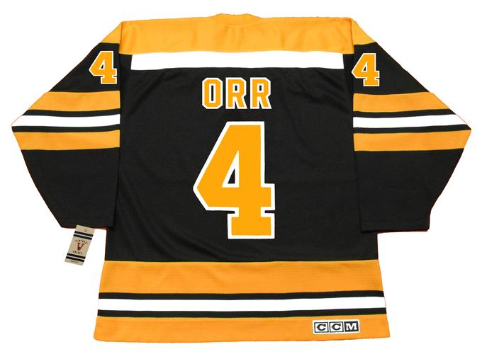 BOBBY ORR  Boston Bruins 1974 Away CCM Vintage NHL Hockey Jersey