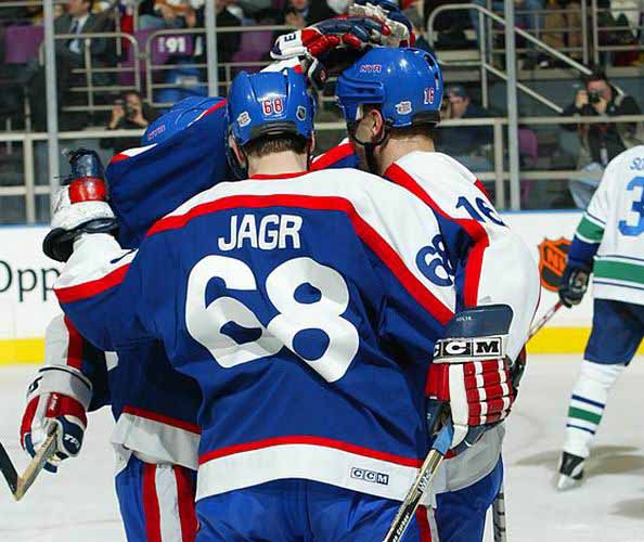 2004 Jaromir Jagr New York Rangers CCM NHL Jersey Size XL – Rare VNTG