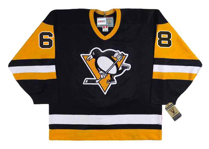 CCM  JAROMIR JAGR Pittsburgh Penguins 1992 Vintage Home Hockey Jersey