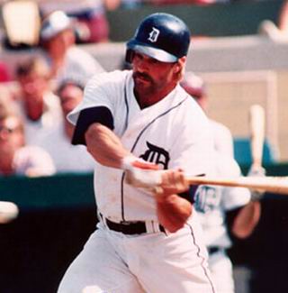 Kirk Gibson Detroit Tigers 1984 Cooperstown Away Baseball 