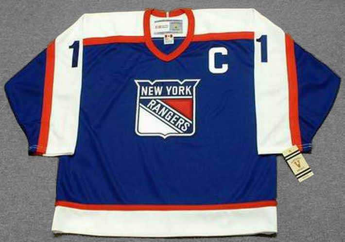 Mark Messier New York Rangers Blue "Statue of Liberty Throwback"  CCM NHL Jersey
