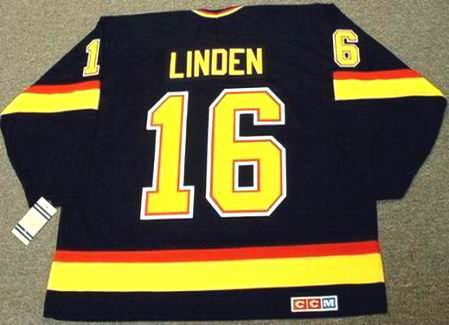 Official CCM Vintage Trevor Linden 1994 Stanley Cup Finals Canucks Jersey