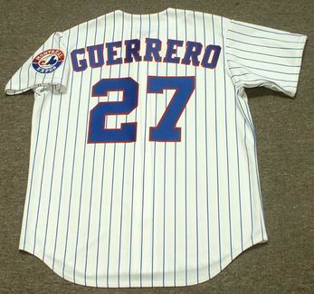 Vladimir Guerrero Montreal Expos Majestic Cooperstown Player Cool Base  Jersey - White/Royal, Size: XXL