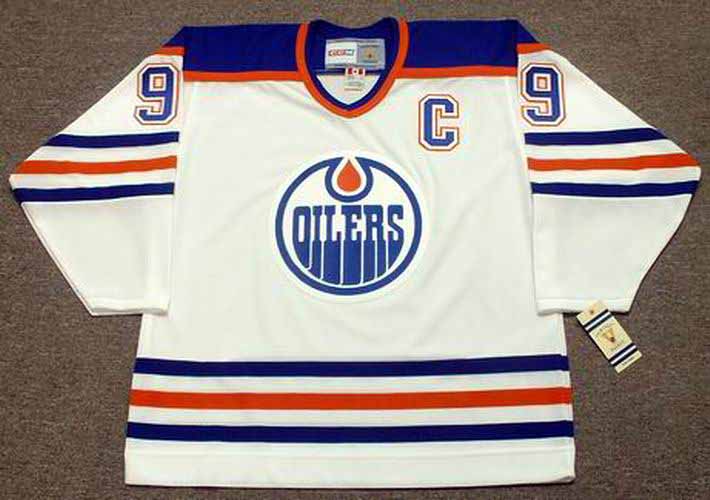 Edmonton Oilers Wayne Gretzky Blue Heroes of Hockey Jersey