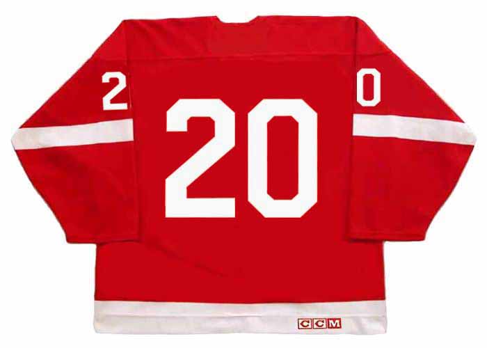 Detroit Red Wings Customized Replica Hockey Jersey Red / Medium