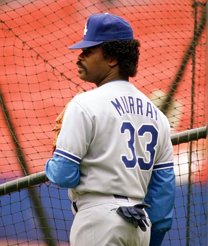 Eddie Murray 1990 Los Angeles Dodgers Away Throwback MLB Baseball Jersey